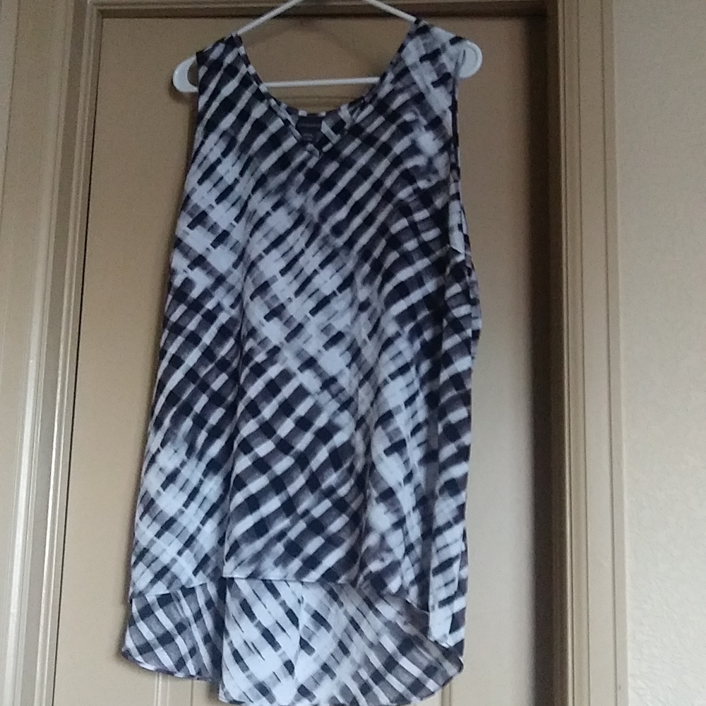 Beautiful black and white blouse